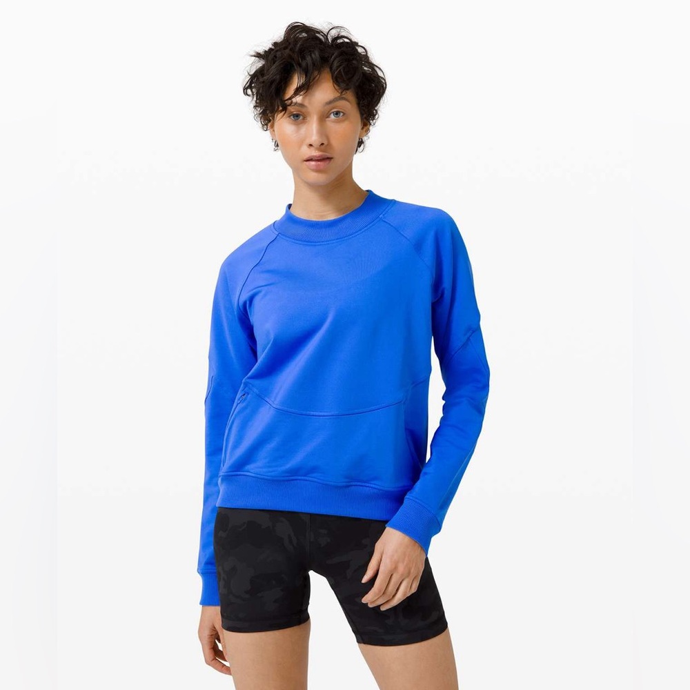 Lululemon City Sweat Crew in Wild Bluebell